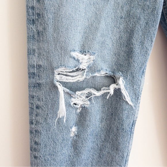 Agolde High Waist 90's Crop Jeans in Suspend - Picture 5 of 16